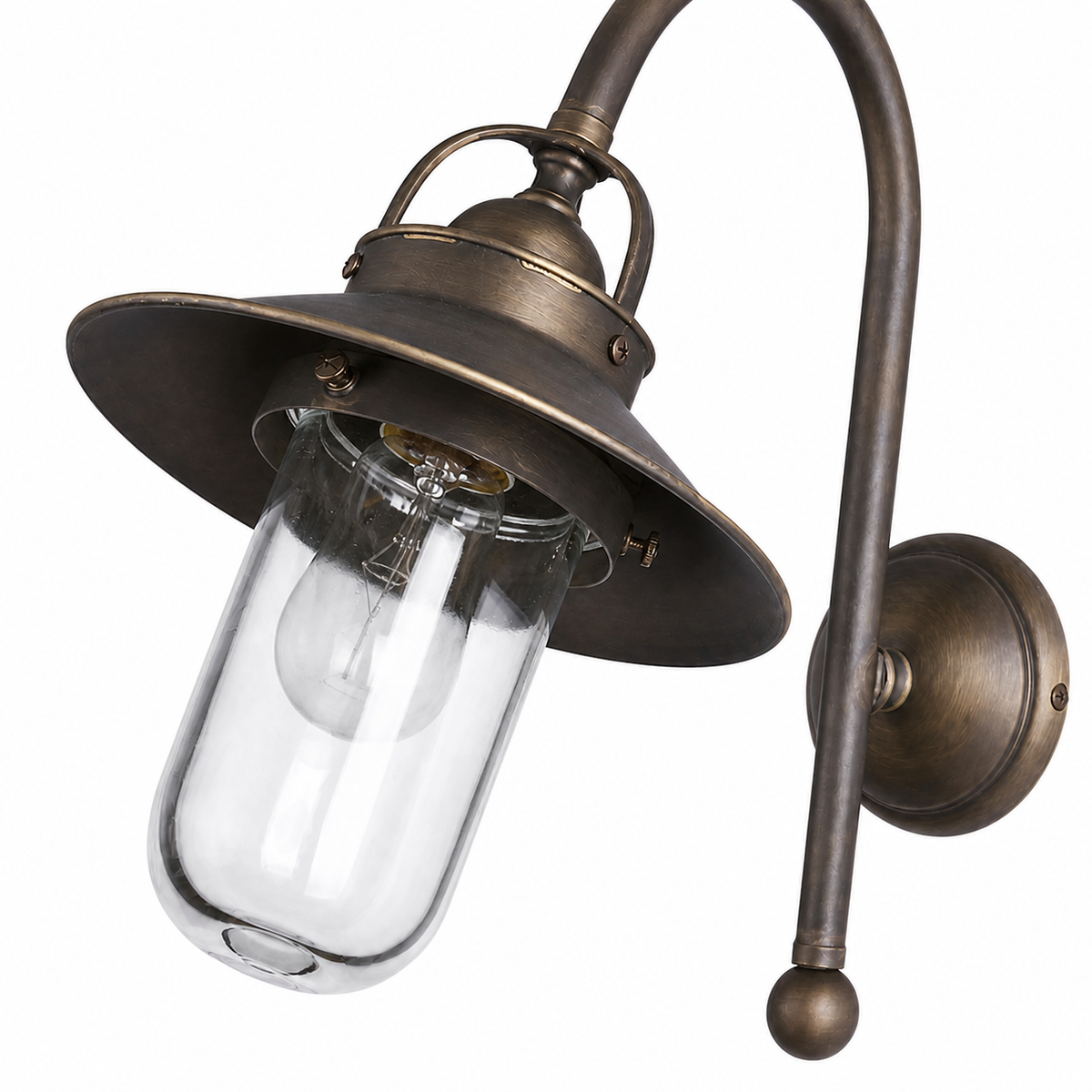 Wall Lamp Hedda 9376O - Bronze (brass)