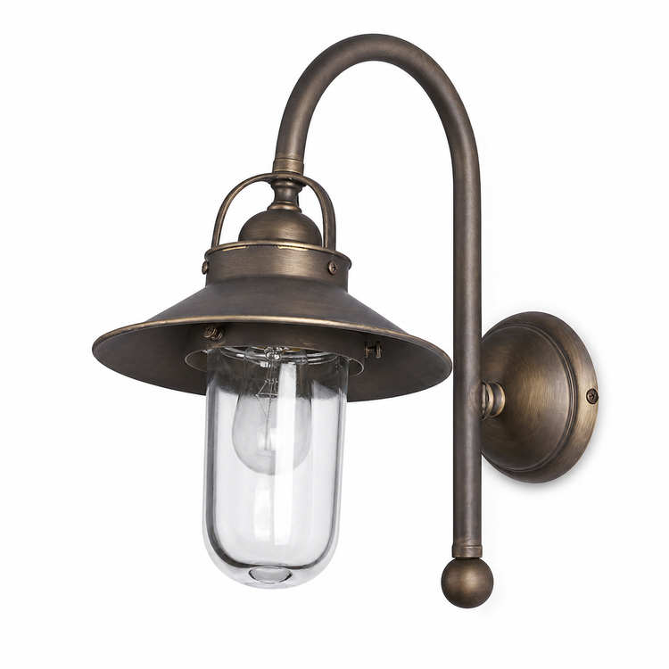 Wall Lamp Hedda 9376O - Bronze (brass)