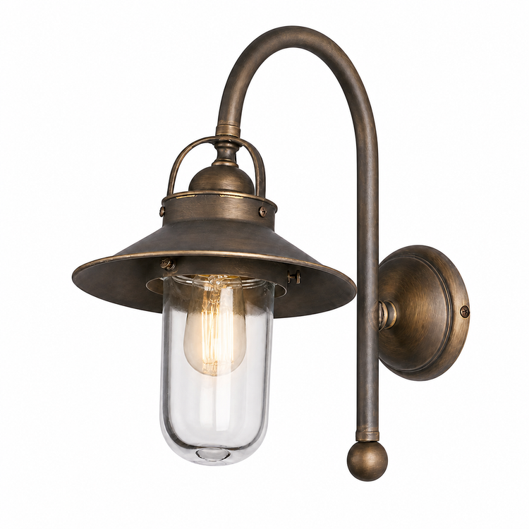 Wall Lamp Hedda 9376O - Bronze (brass)