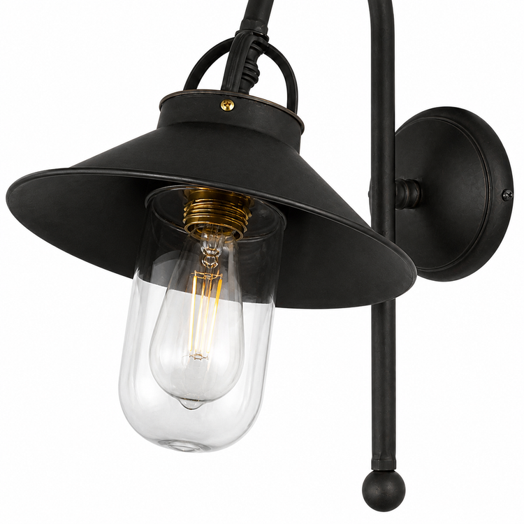 Wall Lamp Hedda 9423A - Bronze (brass)