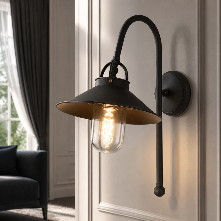 Wall Lamp Hedda 9423A - Bronze (brass)