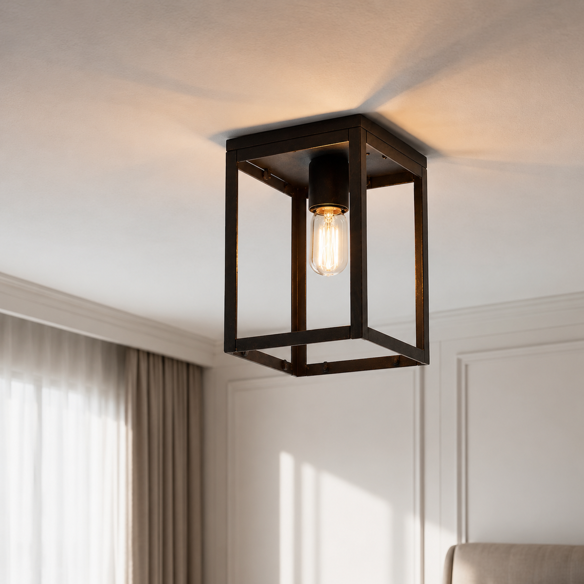 Ceiling Lamp Hela 9493A - Rust | Marcottestyle