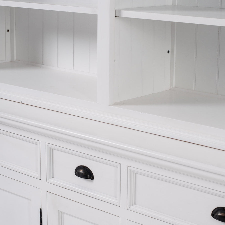 Aufsatzschrank Bücherregal 5 Türen, 3 Schubladen