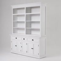 Aufsatzschrank Bücherregal 5 Türen, 3 Schubladen