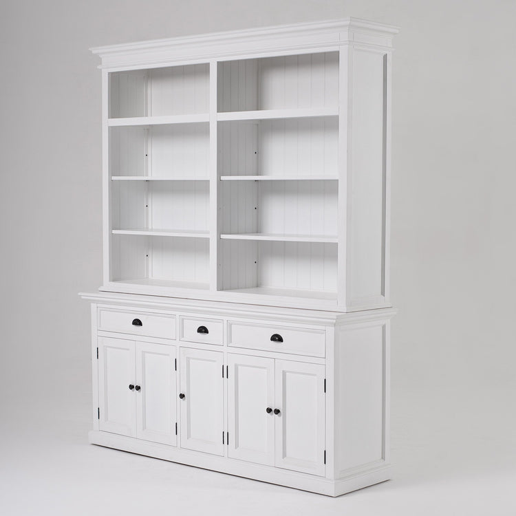 Hutch Bookcase 5 Doors, 3 Drawers | Marcottestyle