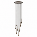 Suspension Idun 3736F - Ø50cm - Bronze