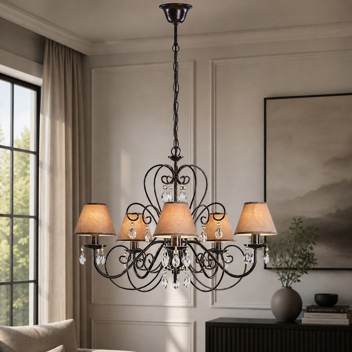 Pendant Light Saga 5757Y - Rust