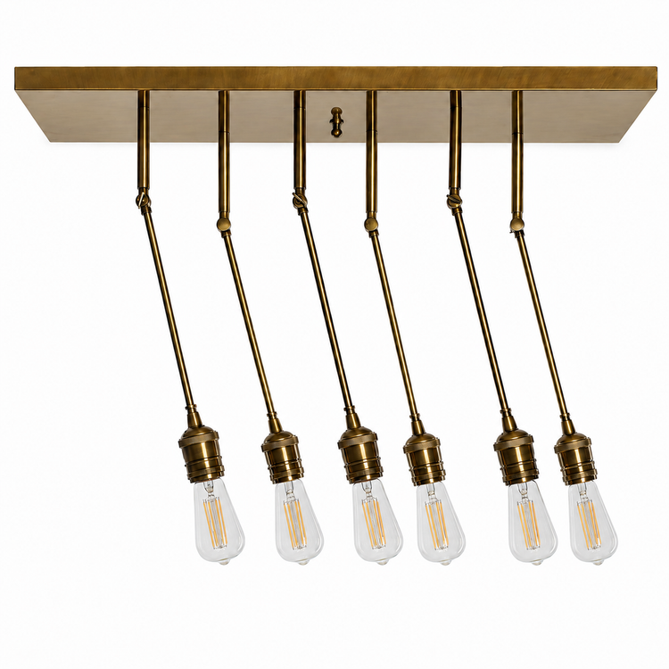 Ceiling Lamp Inga 6246F - Gold (brass) - Vista frontal | Marcottestyle