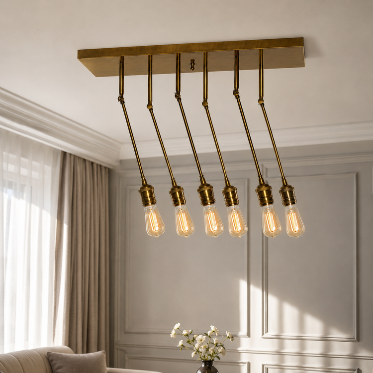 Ceiling Lamp Inga 6246F - Gold (brass) - Room | Marcottestyle