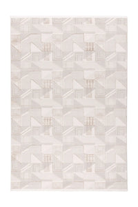 Low-Pile Rug - Pavia Beige / Silver