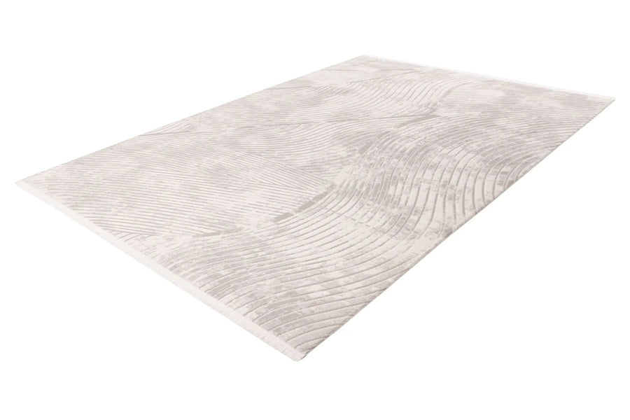Low-Pile Rug - Pavia Silver / Cream