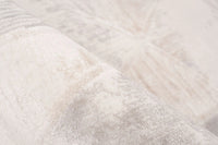 Low-Pile Rug - Pavia Beige / Silver Abstract 3