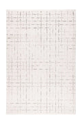 Low-Pile Rug - Pavia Silver / Cream Grid