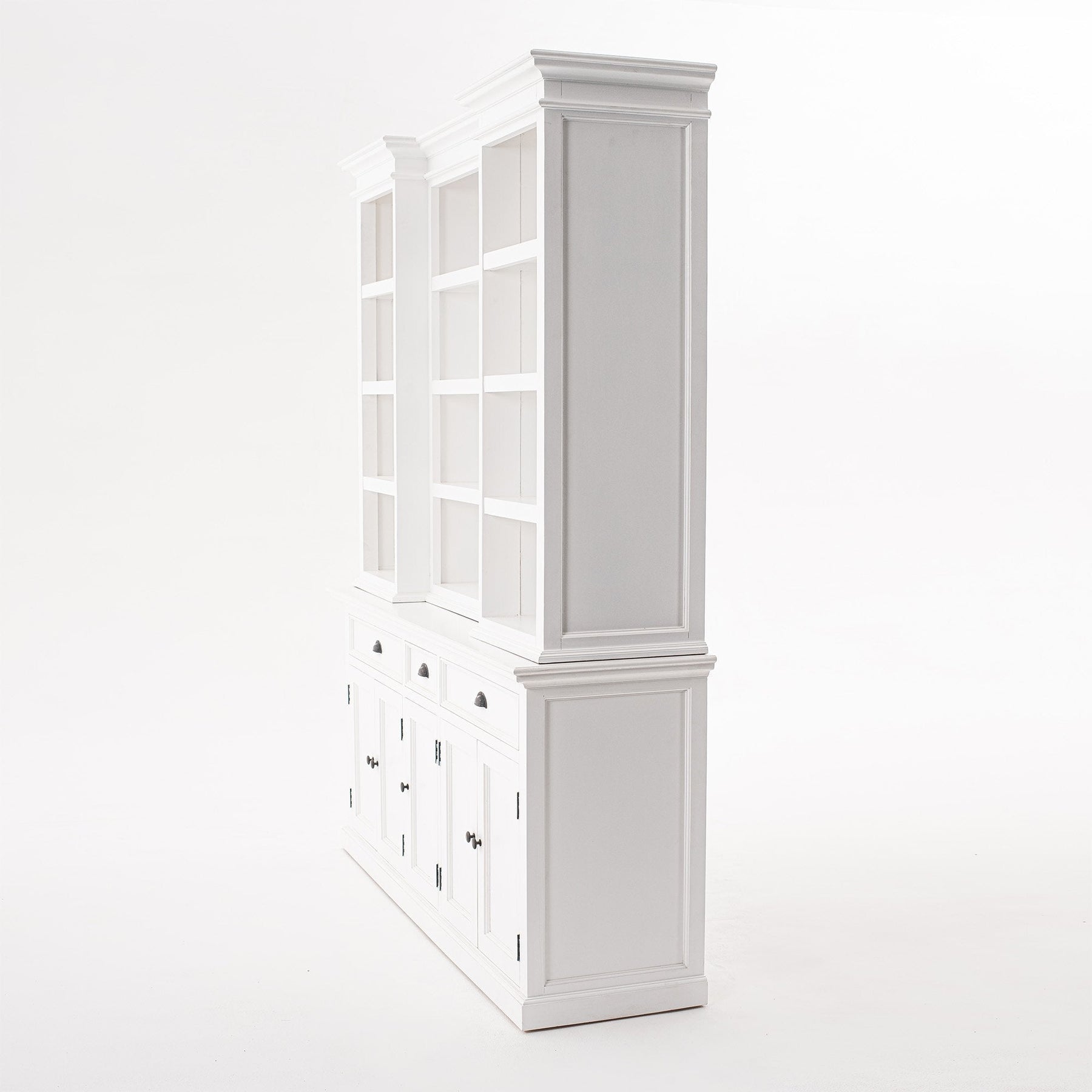 Vaisselier de cuisine Armoire avec 5 Portes 3 Tiroirs