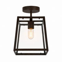 Ceiling Lamp Laila 6866R - Rust - Lights on
