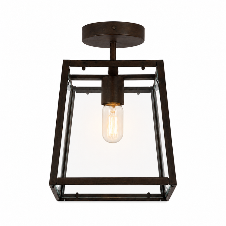 Ceiling Lamp Laila 6866R - Rust - Lights on | Marcottestyle