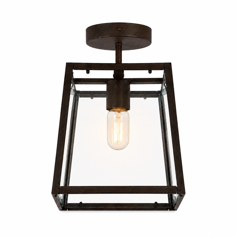 Ceiling Lamp Laila 6866R - Rust - Lights on
