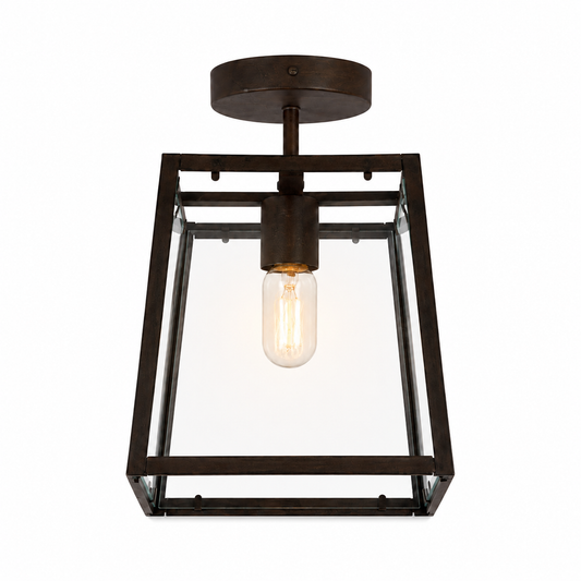 Ceiling Lamp Laila 6866R - Rust - Lights on