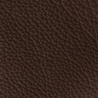 Dining Chair Ferrara - Dark Brown Leather & Black Swivel Base - 61 x 61 x 85 cm