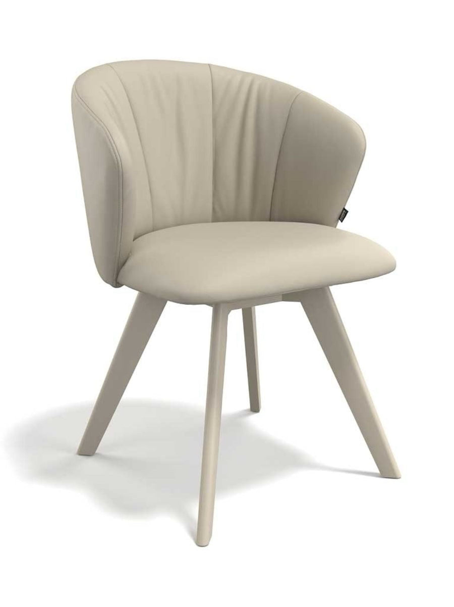 Leder dining chair Catania - MCS