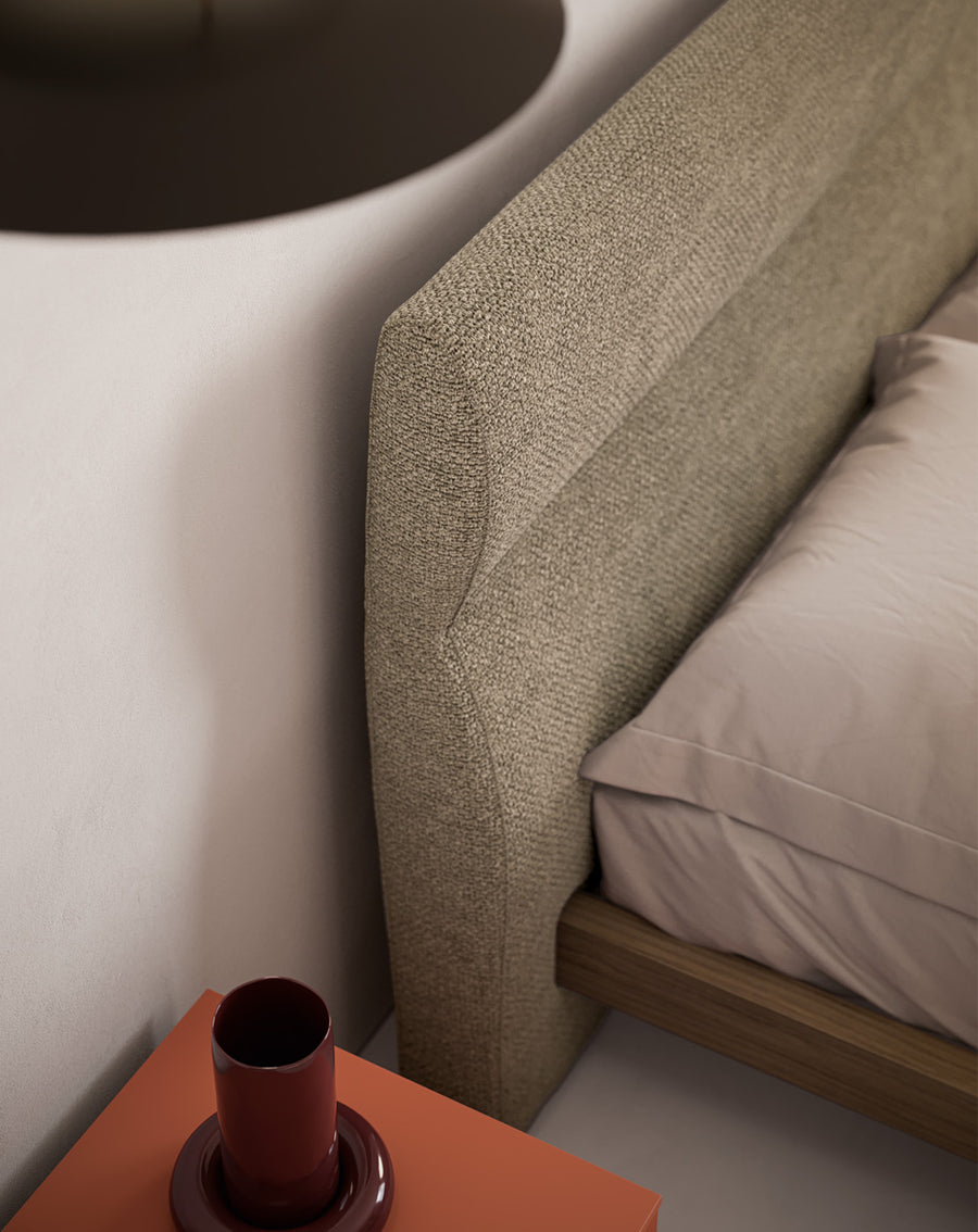 Zonda Luxury Italian Upholstered Bed – Complete Bedroom Composition