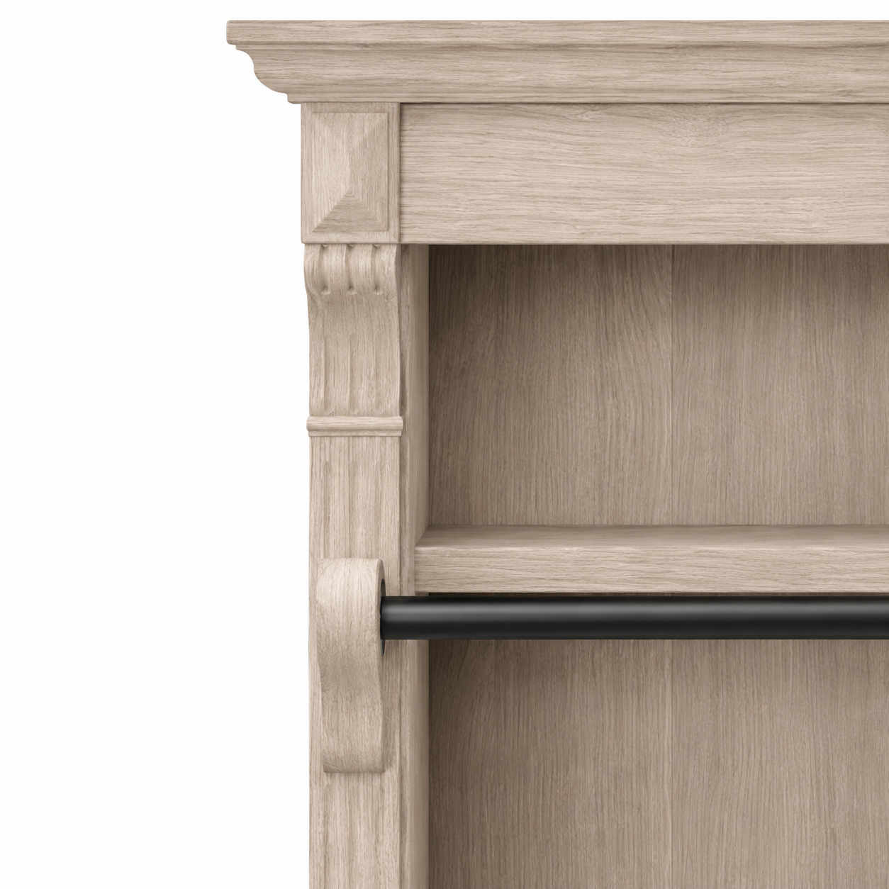 Library bookcase - Bayeux - Solid Oak - 269 x 39 x 238 cm - Oak