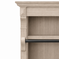 Library bookcase - Bayeux - Solid Oak - 269 x 39 x 238 cm - Oak