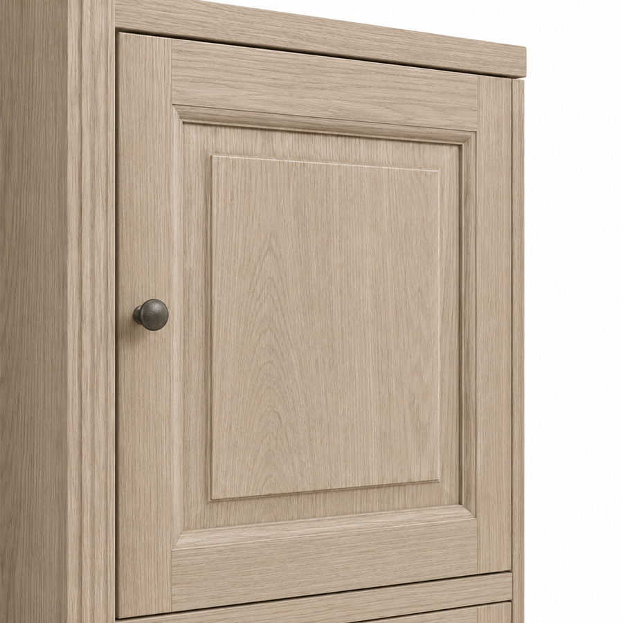 Library Set - Fontenay - Solid Oak - 340 x 39 x 197 cm - Oak