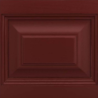 Library Set - Fontenay - Solid Pine - 340 x 39 x 197 cm - Bordeaux - material and colour sample
