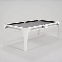 Outdoor Pool & Table de salle à manger 7FT Blanc