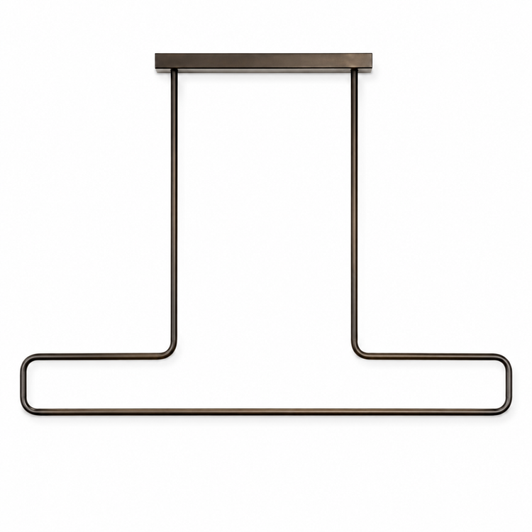 Lampada a sospensione Loki 7968B - Bronze pendant lamp - Vista frontale | Marcottestyle