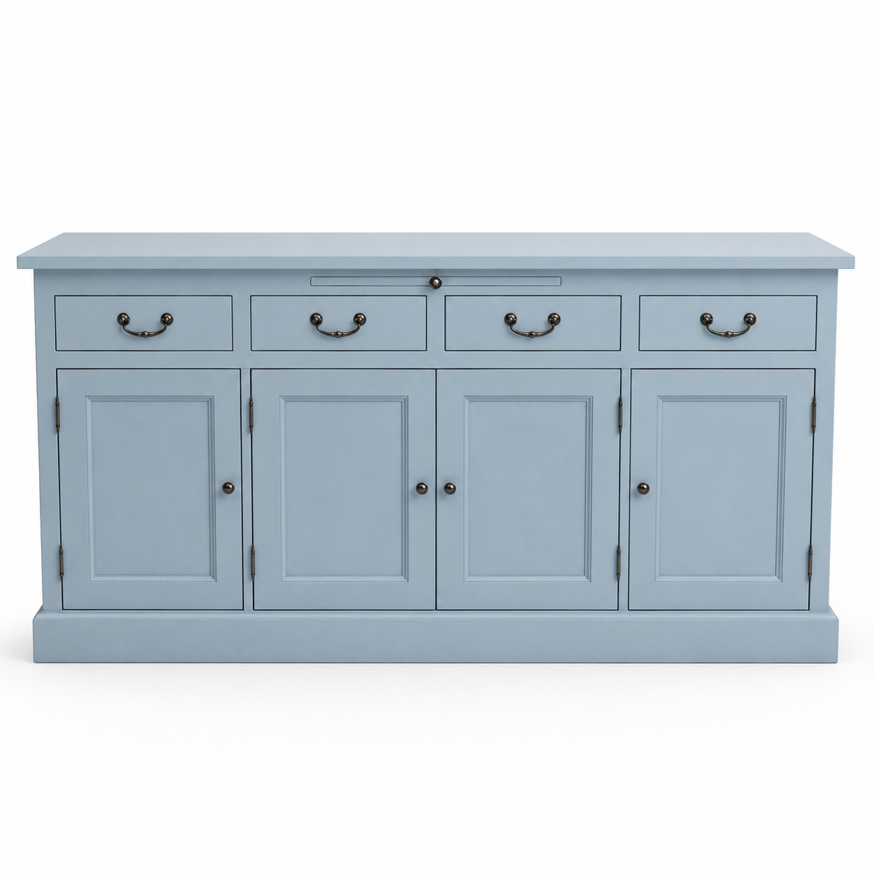 Sideboard - Lorient - Solid Pine - 176 x 50 x 90 cm - Light blue