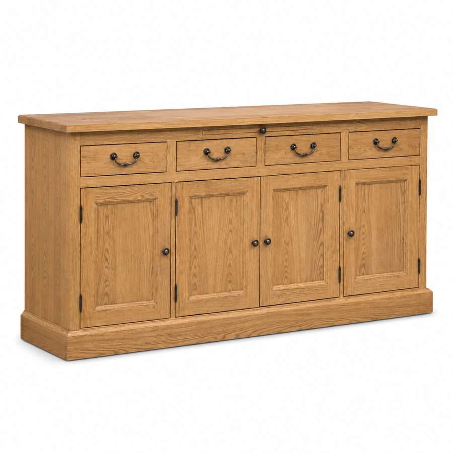 Sideboard - Lorient - Solid Oak - 176 x 50 x 90 cm - Oak