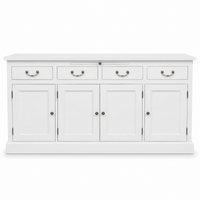 Sideboard - Lorient - Solid Pine - 176 x 50 x 90 cm - White