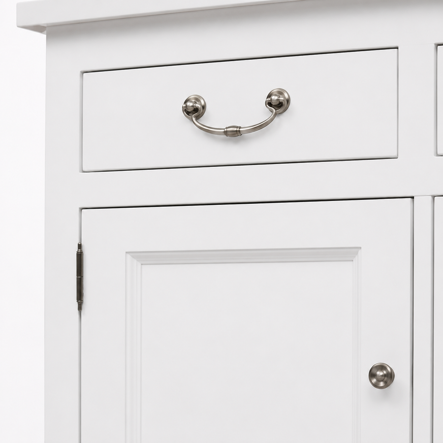 Sideboard - Lorient - Solid Pine - 176 x 50 x 90 cm - White