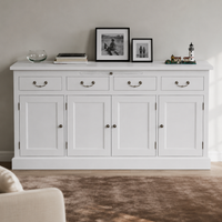 Sideboard - Lorient - Solid Pine - 176 x 50 x 90 cm - White