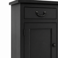 Sideboard - Lorient - Solid Pine - 176 x 50 x 90 cm - Black