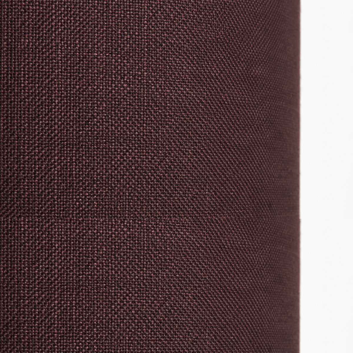 Extreme close-up macro detail shot of Table Lamp Lukas 9926Z showing intricate fabric texture weave and material finish of the taupe shade at high resolution by Marcottestyle