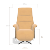 Recliner Atlas 6685, dimensions 76 x 84 x 120 cm