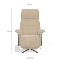 Recliner Atlas 6685, dimensions 76 x 84 x 120 cm