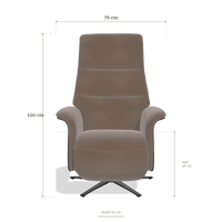 Recliner Atlas 6685, dimensions 76 x 84 x 120 cm