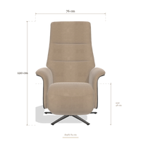 Recliner Atlas 6685, dimensions 76 x 84 x 120 cm