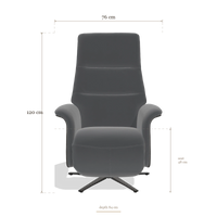 Recliner Atlas 6685, dimensions 76 x 84 x 120 cm