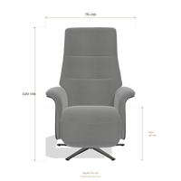 Recliner Atlas 6685, dimensions 76 x 84 x 120 cm