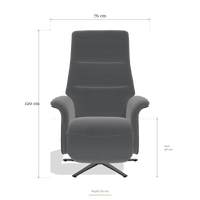 Recliner Atlas 6685, dimensions 76 x 84 x 120 cm