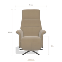 Recliner Atlas 6685, dimensions 76 x 84 x 120 cm