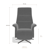 Recliner Atlas 6685, dimensions 76 x 84 x 120 cm