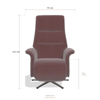 Recliner Atlas 6685, dimensions 76 x 84 x 120 cm