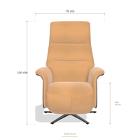 Recliner Atlas 6685, dimensions 76 x 84 x 120 cm