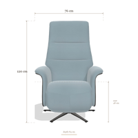 Recliner Atlas 6685, dimensions 76 x 84 x 120 cm